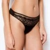 Abbie Black Eyelash Lace Knickers