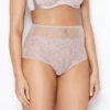Abbie Vintage Rose Eyelash Lace High Waisted Knickers -Hot Lingerie Hub abbie vintage rose high waist knickers