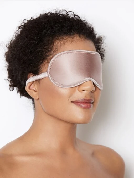 Abbie Vintage Rose Silk Eye Mask