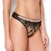Abrielle Black Embroidered Thong -Hot Lingerie Hub abrielle black embroidered thong scaled