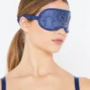 Abrielle Blue Embroidered Silk Eye Mask -Hot Lingerie Hub abrielle blue eye mask scaled