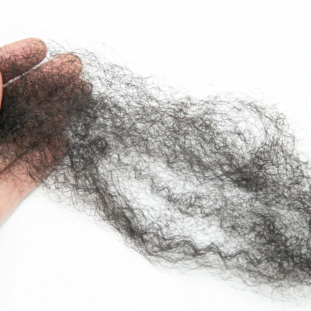 Upgraded Natural Color Afro Kinky Bulk Human Hair (50g Per Pack) 11 Upgraded Natural Color Afro Kinky Bulk Human Hair (50g Per Pack) - Image 9