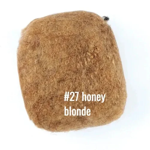 #27 Honey Blonde Afro Kinky Bulk Human Hair -Hot Lingerie Hub afro kinky bulk hair for dreadlocks