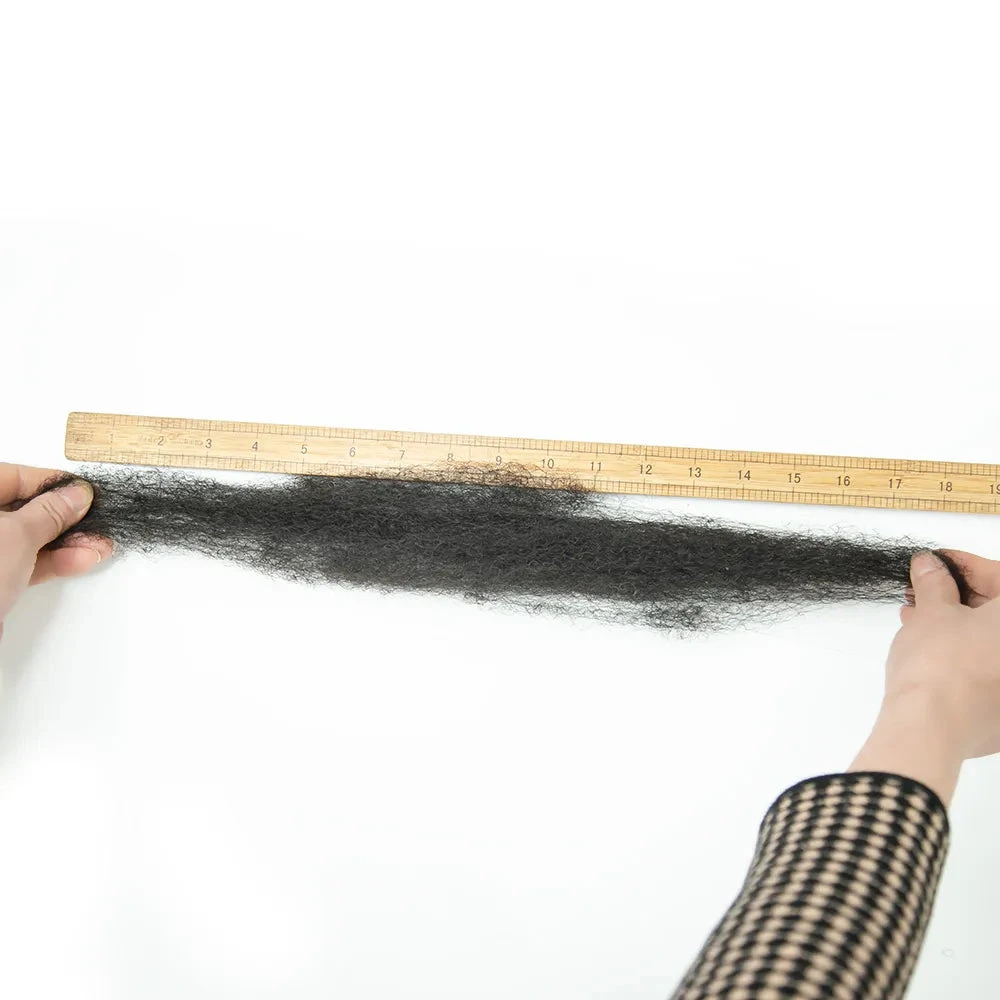 Upgraded Natural Color Afro Kinky Bulk Human Hair (50g Per Pack) 12 Upgraded Natural Color Afro Kinky Bulk Human Hair (50g Per Pack) - Image 10