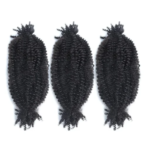 Human Hair Spring Twist Hair Extensions 25 Human Hair Spring Twist Hair Extensions -Hot Lingerie Hub afro springy twist hair human hair