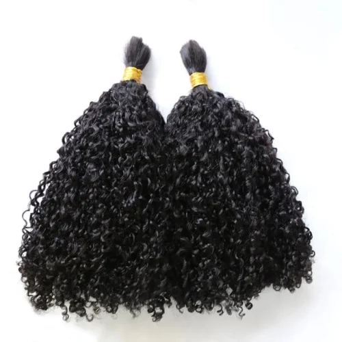 Double Drawn Burmese Multi-Textured Kinky Curly Human Braiding Hair 9 Double Drawn Burmese Multi-Textured Kinky Curly Human Braiding Hair -Hot Lingerie Hub afro kinky bulk human hair 18 inch