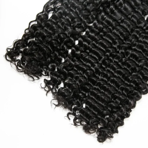 Double Drawn Burmese Deep Curly Human Braiding Hair -Hot Lingerie Hub boho deep curly human hair bulk no weft