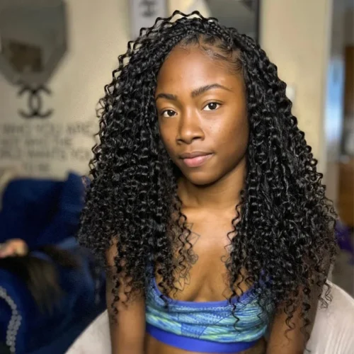 Double Drawn Burmese Natural Wave Human Braiding Hair -Hot Lingerie Hub boho human hair natural wave bulk