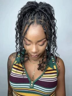 Water Wave Bulk Hair Extensions For Boho Knotless Braiding -Hot Lingerie Hub bohobraidswithhumanhaironly