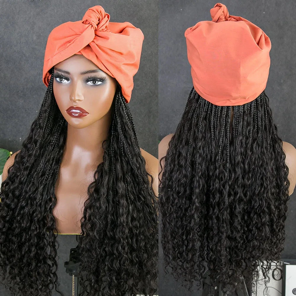 💥Flash Sale | Grab & Go Braids Band Wig Boho Style With Human Hair Curls 12 💥Flash Sale | Grab & Go Braids Band Wig Boho Style With Human Hair Curls - Image 10