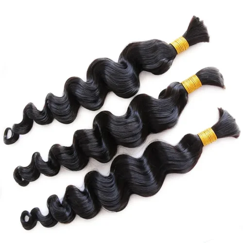Loose Wave Bulk Hair Extensions For Braiding 13 Loose Wave Bulk Hair Extensions For Braiding -Hot Lingerie Hub bulk human braiding hair