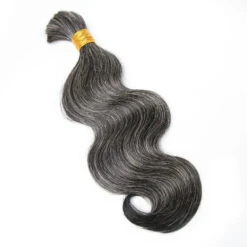 Salt And Pepper Body Wave Bulk Human Braiding Hair 14 Salt And Pepper Body Wave Bulk Human Braiding Hair -Hot Lingerie Hub bulk braiding hair salt and pepper