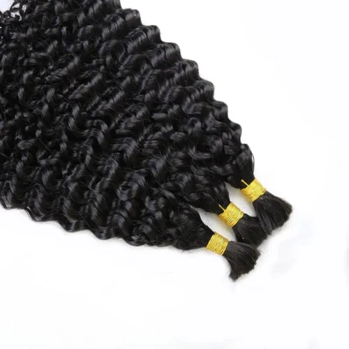 Double Drawn Burmese Spanish Curl Human Braiding Hair -Hot Lingerie Hub bulk human braiding hair Spanish curly