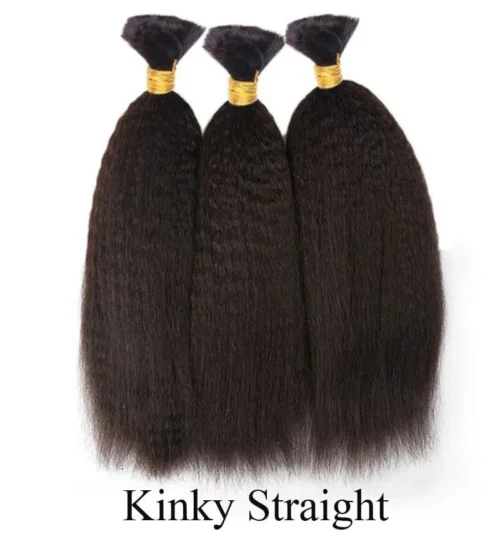 Wholesale - Bulk Hair Extensions For Braiding (Price For 1 Bundle) -Hot Lingerie Hub bulkhairkinkystraight 1