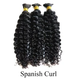 Wholesale - Bulk Hair Extensions For Braiding (Price For 50g/1 Bundle) -Hot Lingerie Hub bulkhairspanishcurl