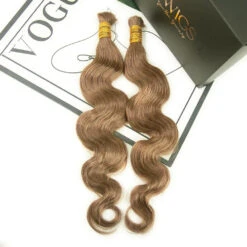 Color #8 Light Brown Body Wave Bulk Human Braiding Hair 10 Color #8 Light Brown Body Wave Bulk Human Braiding Hair -Hot Lingerie Hub colored boho hair bulk