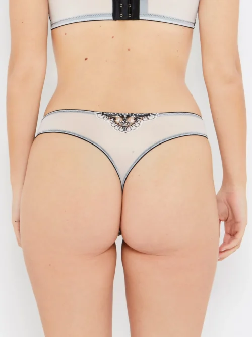 Cora Black And White Thong With Cord Embroidery -Hot Lingerie Hub cora black and white thong back scaled