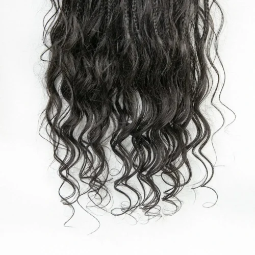 Crochet Mermaid Braids With Loose Wave Human Hair Curls 15 Crochet Mermaid Braids With Loose Wave Human Hair Curls -Hot Lingerie Hub crochet goddess braids with wavy human hair ends