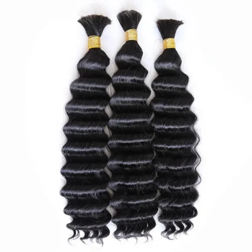 Wholesale - Double Drawn Burmese Hair Bulk Braiding Hair (Price For 1 Bundle)