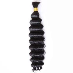 Double Drawn Burmese Deep Wave Human Braiding Hair -Hot Lingerie Hub deep wave human hair for braiding bulk