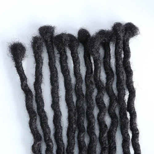 Pre-Looped Human Hair Loc Extensions With Curly Ends 18 Pre-Looped Human Hair Loc Extensions With Curly Ends -Hot Lingerie Hub distressed boho faux locs db1c6a10 9479 411b 913e 13a06b4e003f