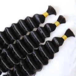Double Drawn Burmese Deep Wave Human Braiding Hair -Hot Lingerie Hub double drawn bulk braiding human hair