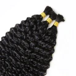 Double Drawn Burmese Spanish Curl Human Braiding Hair 16 Double Drawn Burmese Spanish Curl Human Braiding Hair -Hot Lingerie Hub double drawn human hair bulk