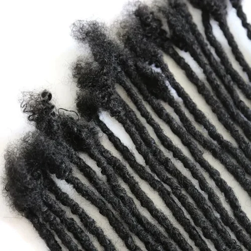 Textured Dreadlock Extensions Human Hair - Natural Black #1B -Hot Lingerie Hub dreadlockextensionshumanhair