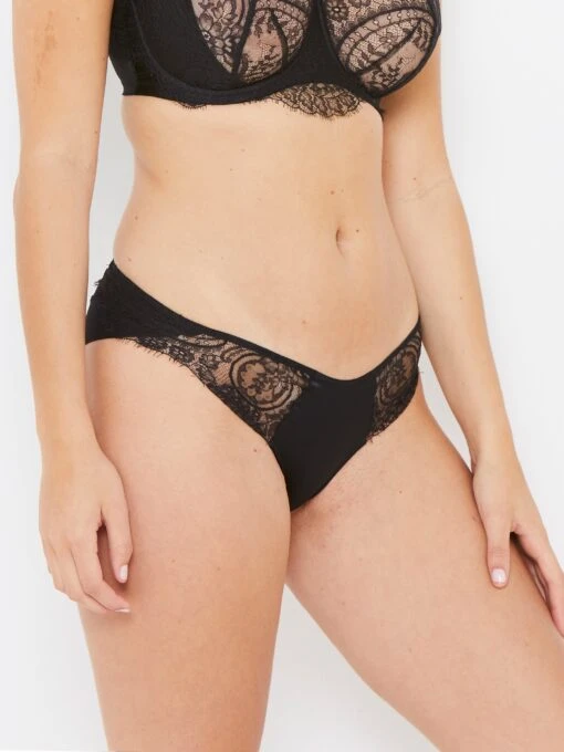 Ellianna Black Vintage Lace Knickers