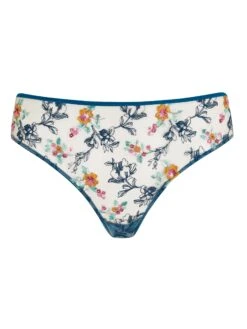 Evelyn Cyan Floral Embroidered Knickers