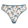 Evelyn Cyan Floral Embroidered Thong -Hot Lingerie Hub evelyn cyan floral thong ghost
