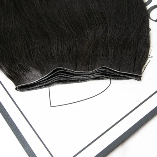 Ultra Thin Genius Weft Bundle Human Hair Extensions Light Yaki 12 Ultra Thin Genius Weft Bundle Human Hair Extensions Light Yaki -Hot Lingerie Hub genius weft virgin human hair natural color