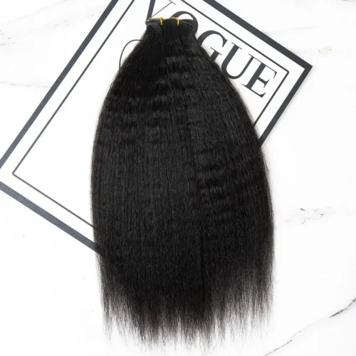Ultra Thin Genius Weft Bundle Human Hair Extensions Kinky Straight -Hot Lingerie Hub genius wefts