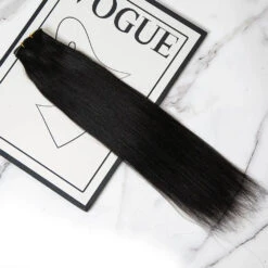 Ultra Thin Genius Weft Bundle Human Hair Extensions Light Yaki
