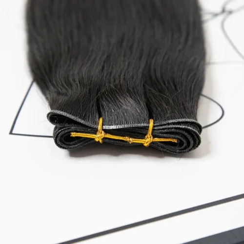 Ultra Thin Genius Weft Bundle Human Hair Extensions Light Yaki 11 Ultra Thin Genius Weft Bundle Human Hair Extensions Light Yaki -Hot Lingerie Hub genius wefts yaki straight