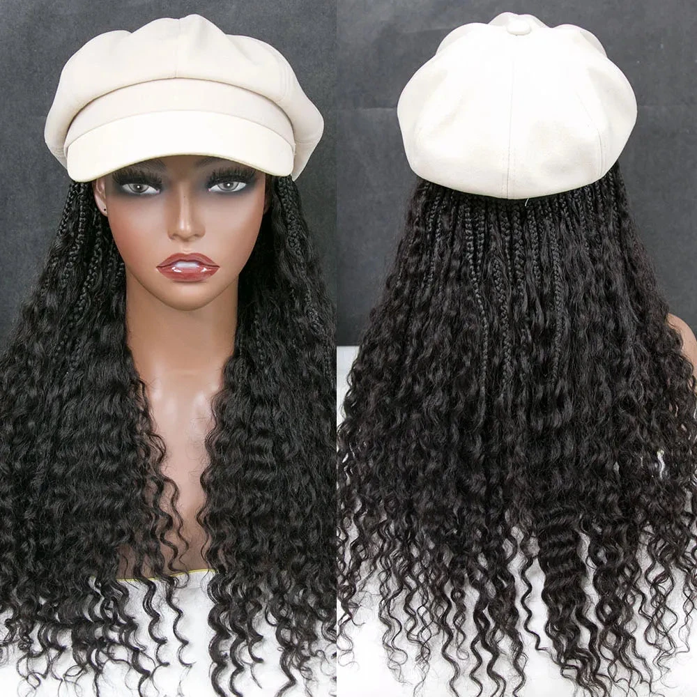 💥Flash Sale | Grab & Go Braids Band Wig Boho Style With Human Hair Curls 13 💥Flash Sale | Grab & Go Braids Band Wig Boho Style With Human Hair Curls - Image 11