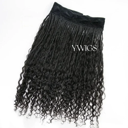 💥Flash Sale | Grab & Go Braids Band Wig Boho Style With Human Hair Curls -Hot Lingerie Hub grab and go braids band boho style with curly human hair