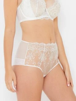 Grace Ivory And Gold High Waist Knickers