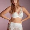 Grace Ivory And Gold Plunge Bra -Hot Lingerie Hub grace ivory gold wired plunge bra