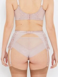 Grace Vintage Rose Deep Suspender Belt -Hot Lingerie Hub grace vintage rose deep suspender belt back