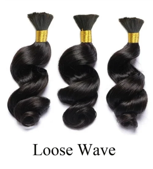 Wholesale - Bulk Hair Extensions For Braiding (Price For 50g/1 Bundle) -Hot Lingerie Hub hairbulkloosewave