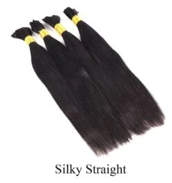 Wholesale - Bulk Hair Extensions For Braiding (Price For 50g/1 Bundle) -Hot Lingerie Hub hairbulksilkystraight