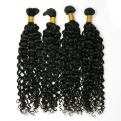 Half Braids Half Sew-In Combo Deal Water Wave Natural Color -Hot Lingerie Hub half braids half sew in combo deal water wave