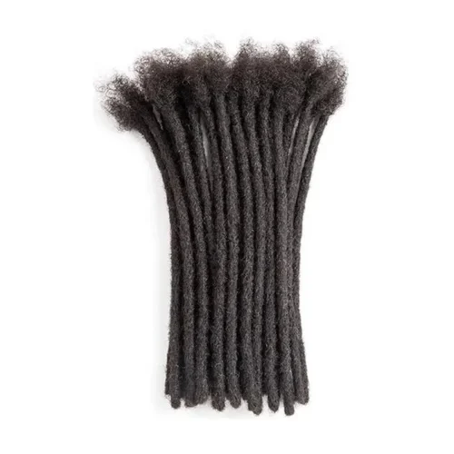 Human Hair Dreadlocks Extensions - Natural Black #1B