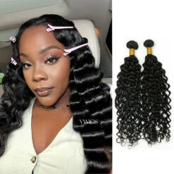 Water Wave Weft Bundles Human Hair