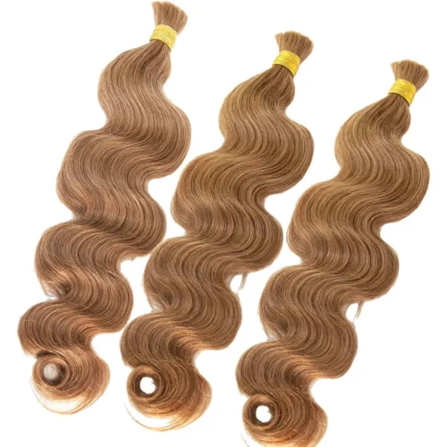 #30 Light Brown Body Wave Bulk Human Braiding Hair 10 #30 Light Brown Body Wave Bulk Human Braiding Hair -Hot Lingerie Hub light brown body wave braiding hair