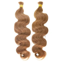 #30 Light Brown Body Wave Bulk Human Braiding Hair -Hot Lingerie Hub light brown body wave human braiding hair