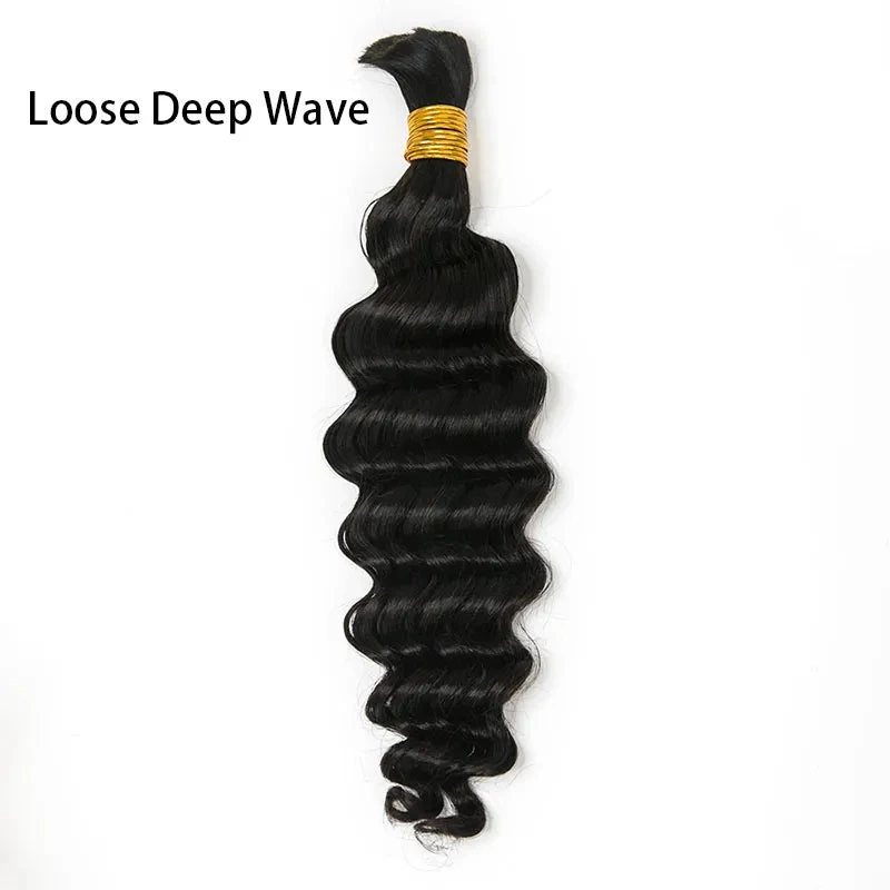 Wholesale - Boho Human Hair Bulk For Braiding (Price For 1 Bundle) 12 Wholesale - Boho Human Hair Bulk For Braiding (Price For 1 Bundle) - Image 10