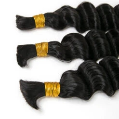 Natural Color Loose Deep Wave Bulk Human Braiding Hair 12 Natural Color Loose Deep Wave Bulk Human Braiding Hair -Hot Lingerie Hub loose deep wave bulk hair