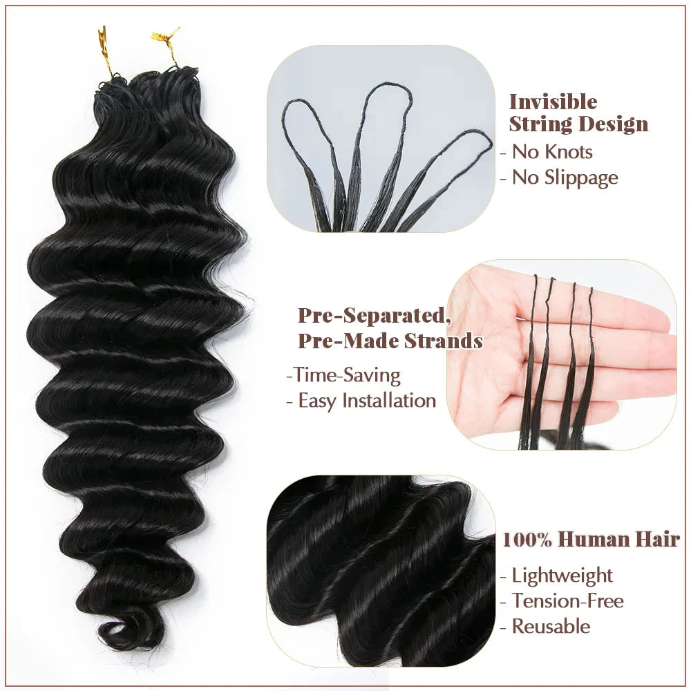 Loose Deep Wave Human Crochet Hair 9 Loose Deep Wave Human Crochet Hair - Image 7